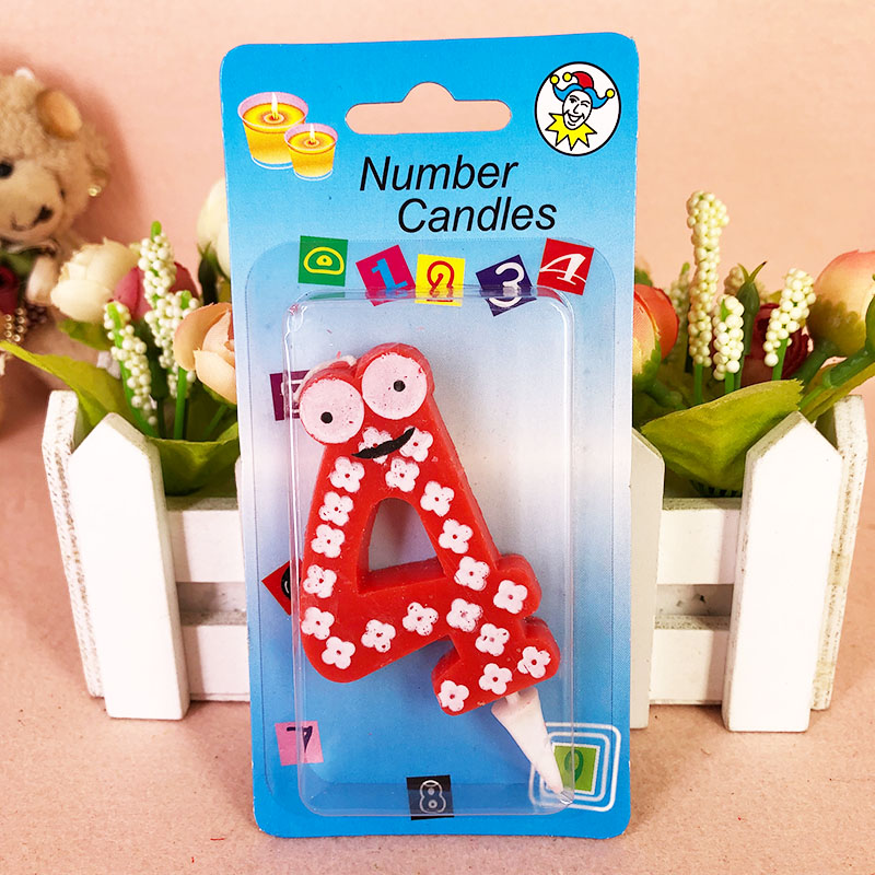 Suministros de velas para pastel de de cumpleaños para niños, CandleTopper de animales creativos, ojos grandes, coloridos, decoraciones para hornear magdalenas de boda: 4