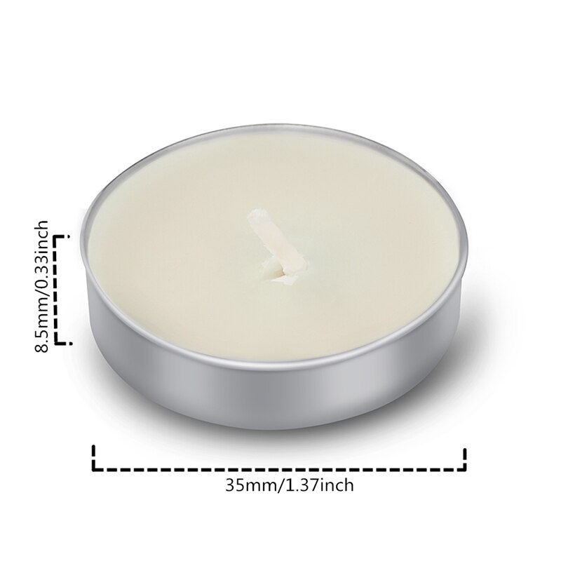 White Unscented Tea Light Candles Centerpiece Decorative Wedding Candle