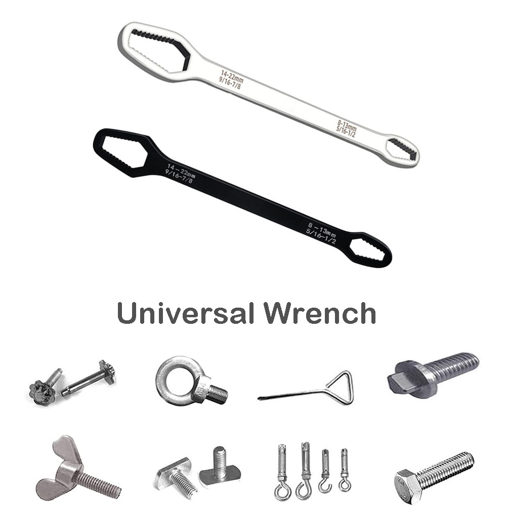 Herramientas de taller mecánico, llave Universal de torsión ajustable, llave de trinquete para bicicleta, motocicleta, herramienta de reparación de coche, 8-22mm