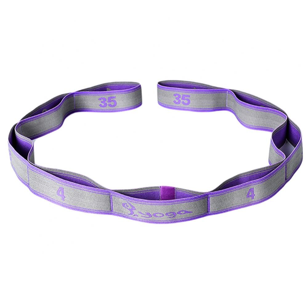 Gym Fitness Yoga Pilates Stretch Strap Belt Physical Training Resistance Band Pilates Sport Training Workout Elastic Bands:  Purple