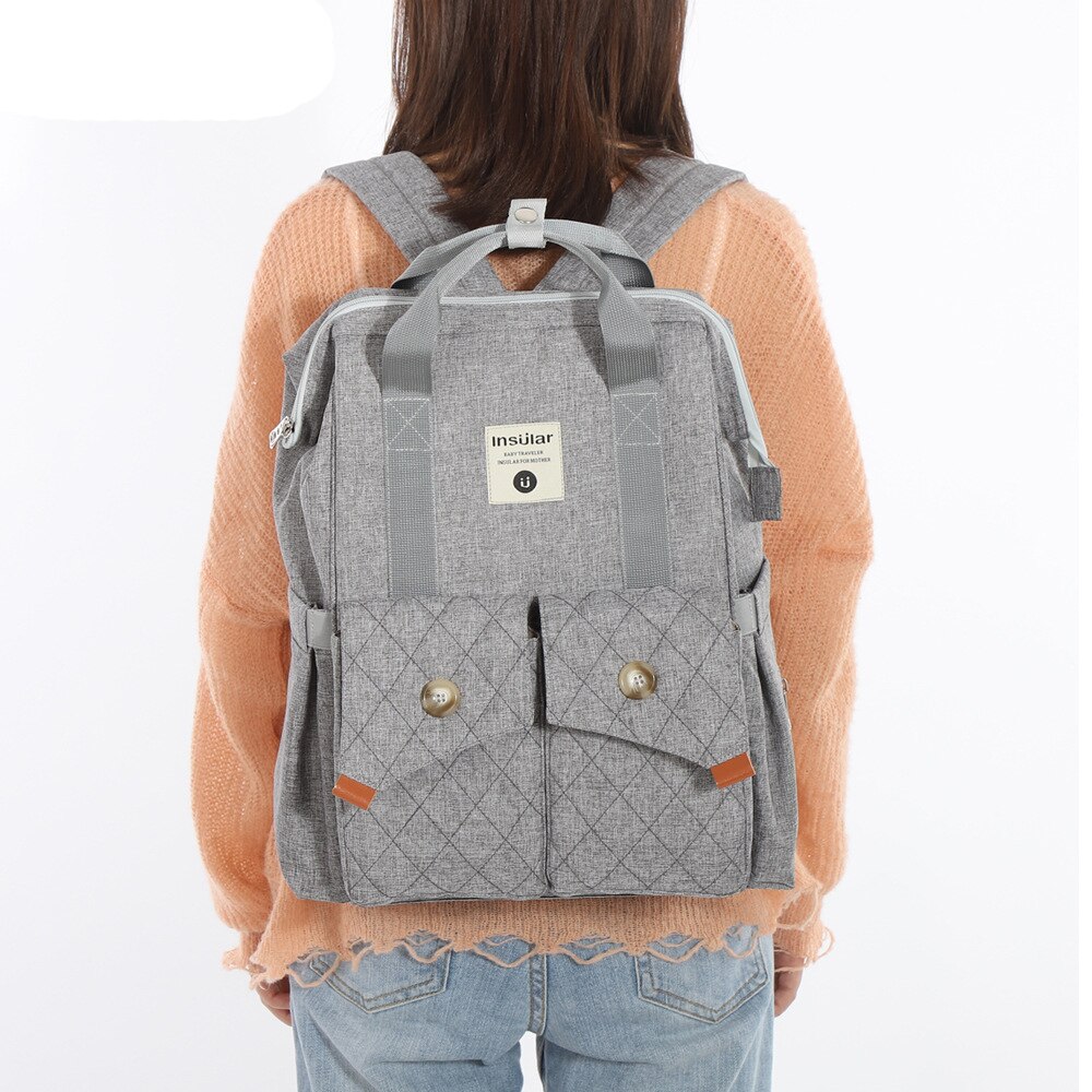 Mother bag baby multi-function waterproof mommy bag shoulders mother and baby outing mother pregnant woman expectant childbirth