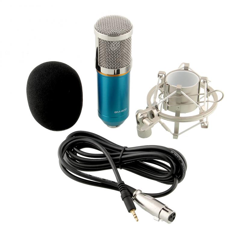 Mini Bm 800 Condenser Microphone Studio Recording Kits Bm800 Karaoke Microphone For Pc Bm-800 Microfono Stand Phantom Power