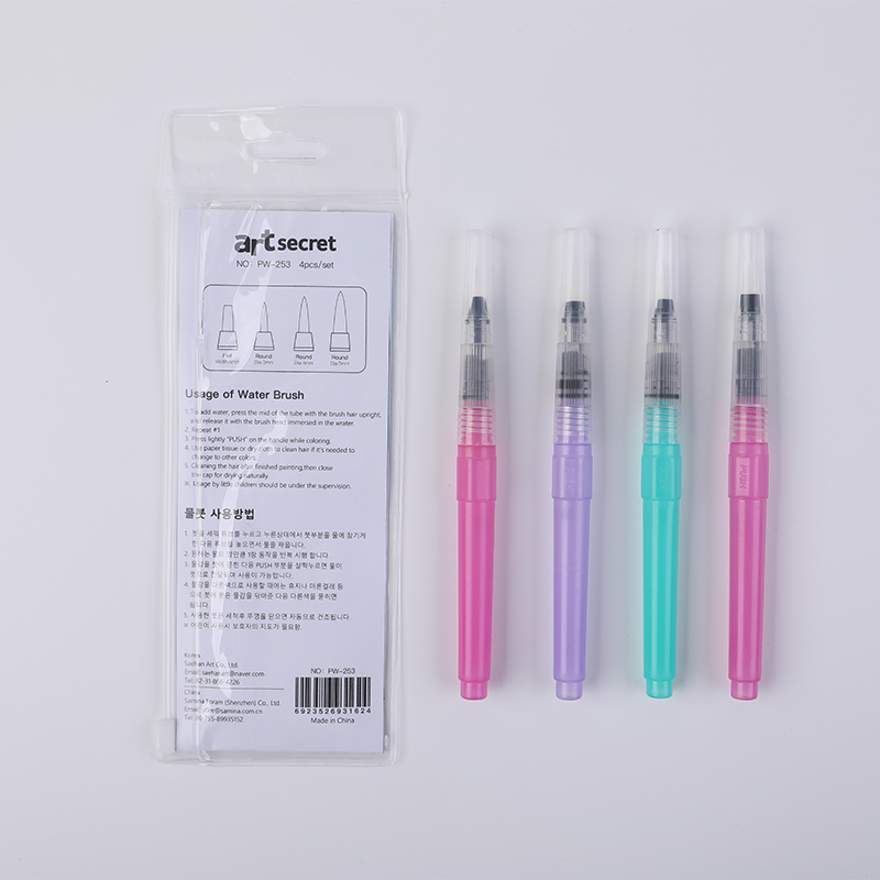 Artsecret PW-253 Hervulbare Kwast Water Kleur Borstel Zachte Aquarel Borstel Inkt Pen Voor Schilderen Calligraph Art Supplies