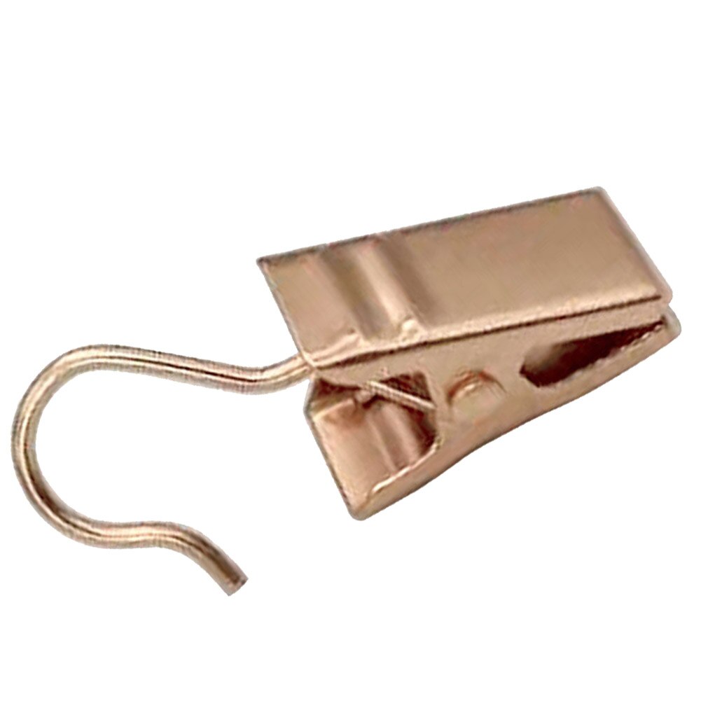 20pcs Anti Rust Curtain Clip Replacement Part Stainless Steel With Hook Window Drapery Diaplay Bedroom Decoration Art Home Hotel