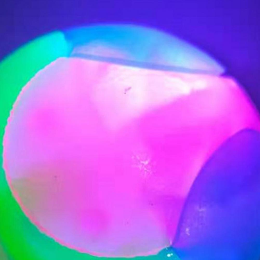 Glowing Ball Elastic Happy Exercise Rubber Flashing Elastic Ball Pet Supply for Home