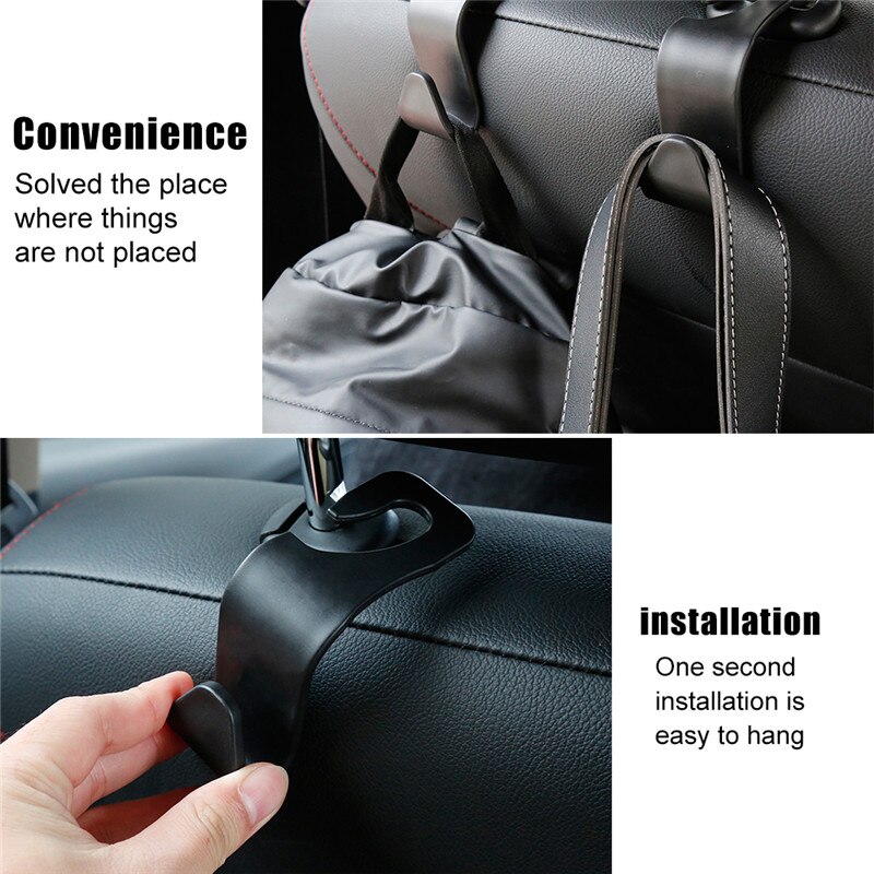 Universal Car Seat Terug Haak Auto Accessoires Interieur Draagbare Hanger Holder Opslag Voor Auto Bag Purse Doek Decoratie