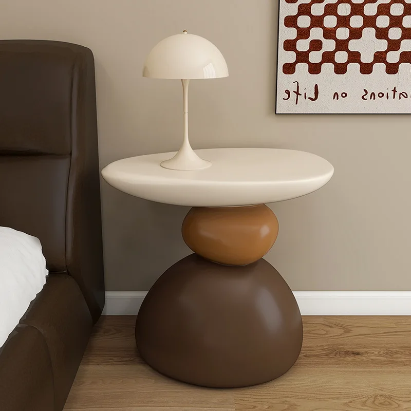 Moderna minimalistiska golvstående möbler vardagsrum exklusivt sovrum nattduksbord soffbord nordiska möbler