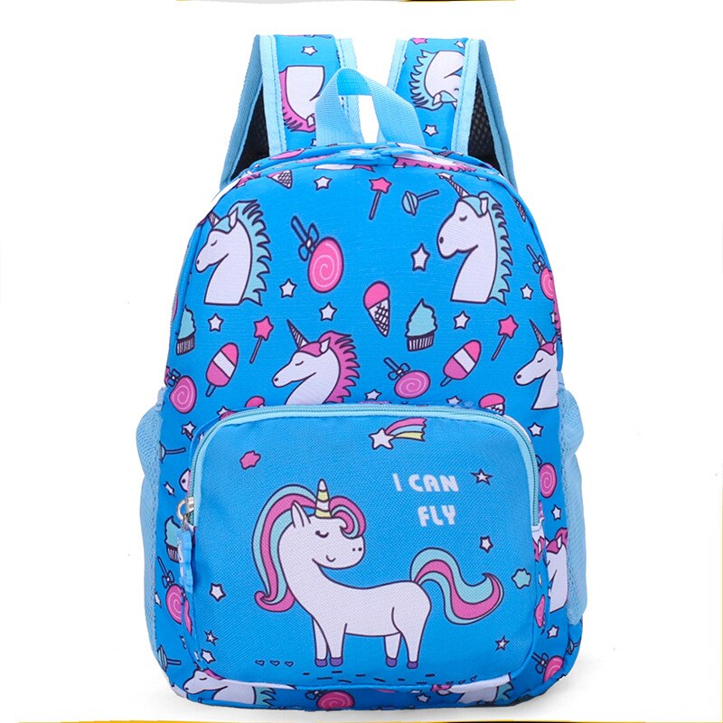 Kawaii Unicorn Backpack Children Cute Backpack Unicorn School Bags Mochilas Unicornio Kndergarten 2-6years old Bagpack: Photo color  8