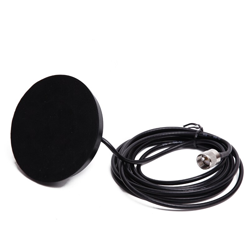 Big Magnetic Mount Base 12CM with 5M Extension Coaxial Cable for Baofeng TYT QYT KT-7900D Baojie BJ-218 Mobile Radio Antenna