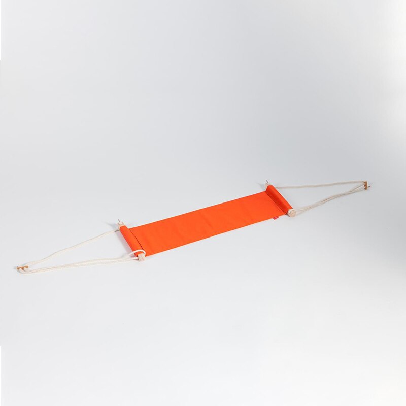 Hamaca para pies sencilla y creativa, reposapiés informal para escritorio, silla colgante, muebles, columpio: Naranja
