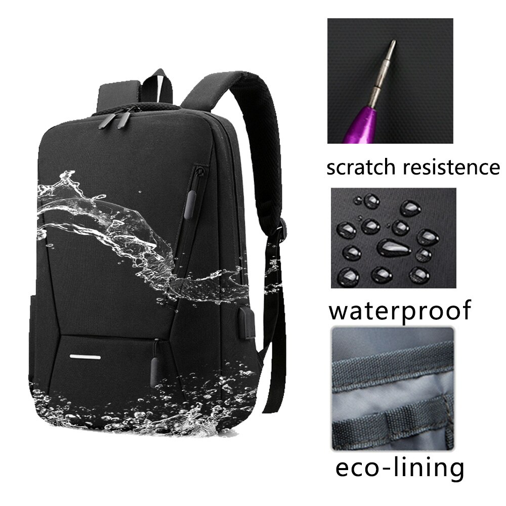 IKE MARTI – sac à dos ultraléger pour homme et femme, accessoire mince pour le travail au bureau, 15.6 pouces