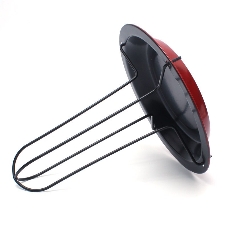 Barbecue Grill Stand Bakken Koken Pannen Non-stick Kip Koffiebrander Rack Met Kom Bbq Accessoires Gereedschap