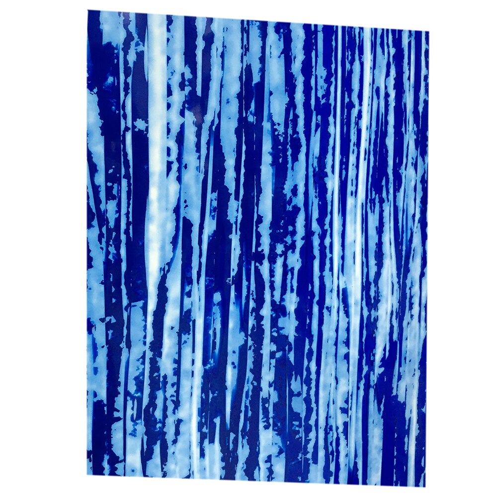 320Mm X 1300Mm Celluloid Sheet 0.46Mm Muziekinstrument Deco Vel Diy Drum Wrap Multi Kleuren: Blue and White