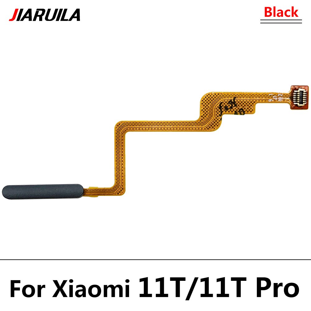 Originale per Xiaomi Poco X3 NFC X3 pro GT Mi 11T pro pulsante casa impronta digitale tocco ID sensore flettere cavo nastro parti di ricambio: Mi 11T Pro nero