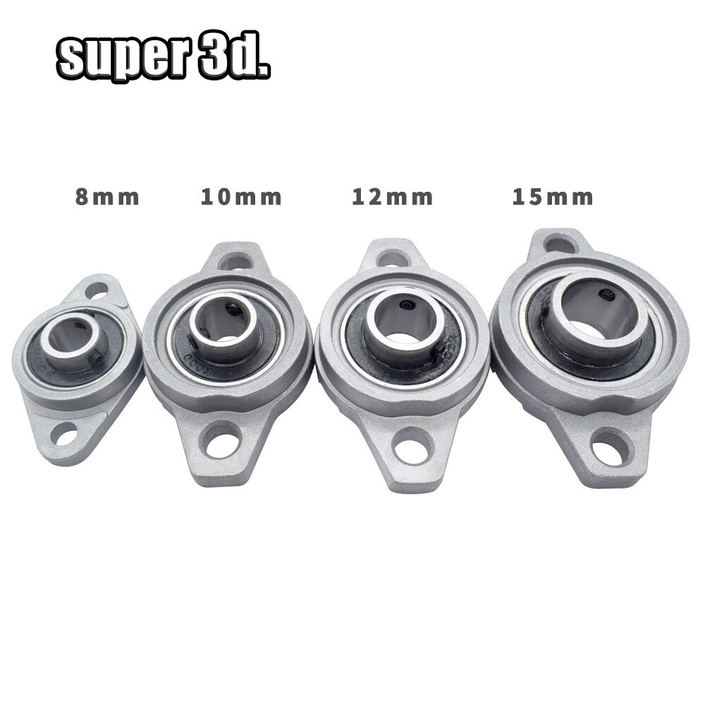 1pcs KFL8/KFL10 /KFL12/KFL15 Shaft Ball Bearing Pillow Block Support Hosing Bearing Seat Pedestal for 3D printer