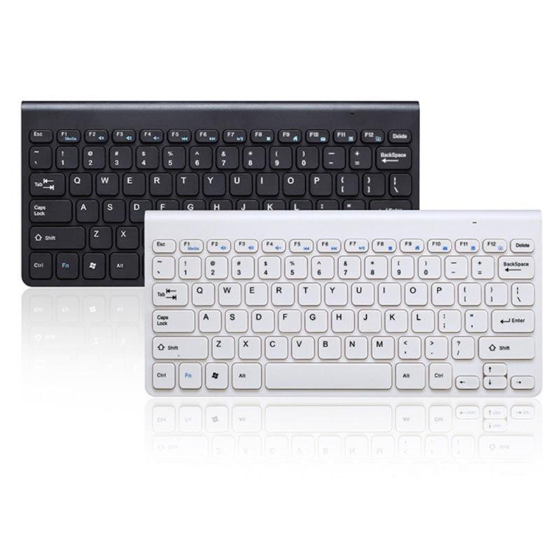 2.4G Wireless Slim Keyboard and Wireless Mouse Mini Multimedia Keyboard Mouse Combo Set For Notebook Laptop Desktop PC Macbook