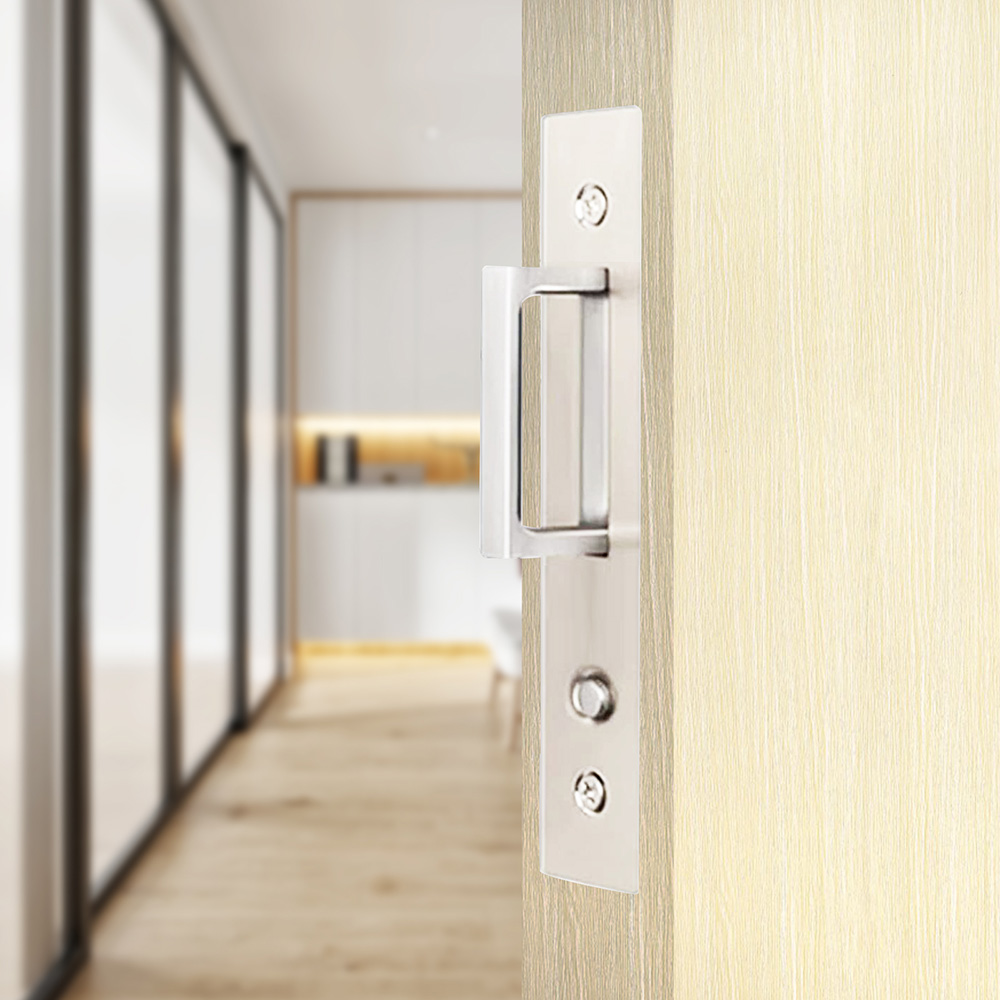 Youthua Pocket Deur Edge Pull Met Push Automatische Schuifdeur Pull Hardware Gold Flush Verborgen Handvat