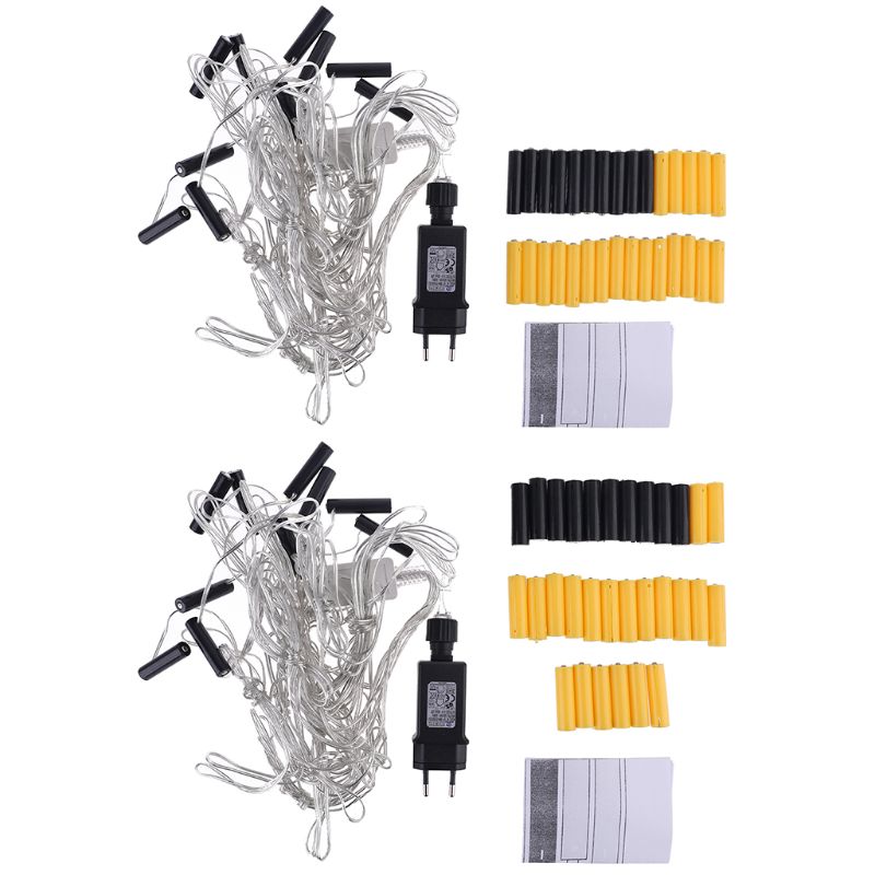 10-In-1 Aa Batterij Eliminator Vervangen 2x 3x Aa Aaa Batterijen Power Adapter Eu Plug