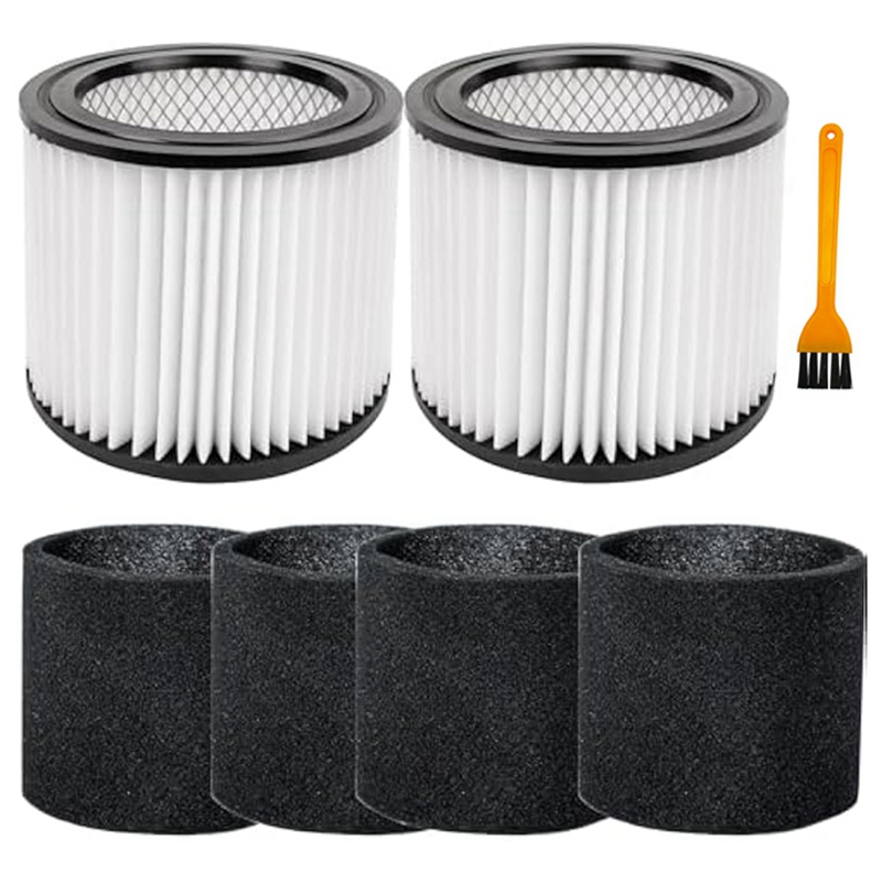 90398 hepa-ersättningsfilter och 90585 skumfilter för verkstadsdammsugare, 90398, 903-98, 9039800,903-98-00 våt-/torrdammsugare: Default Title