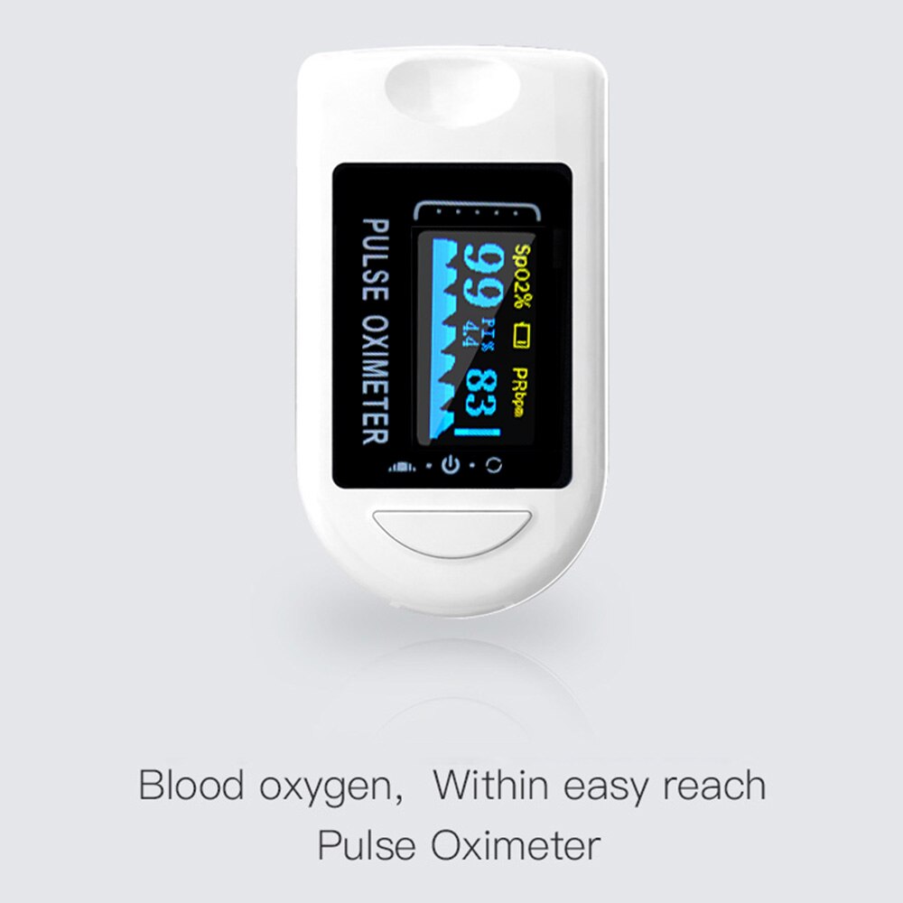 Pulse Oximeter Digital Fingertip Oximetro OLED Display Blood Oxygen Sensor Measurement Meter for Home Sports Lover