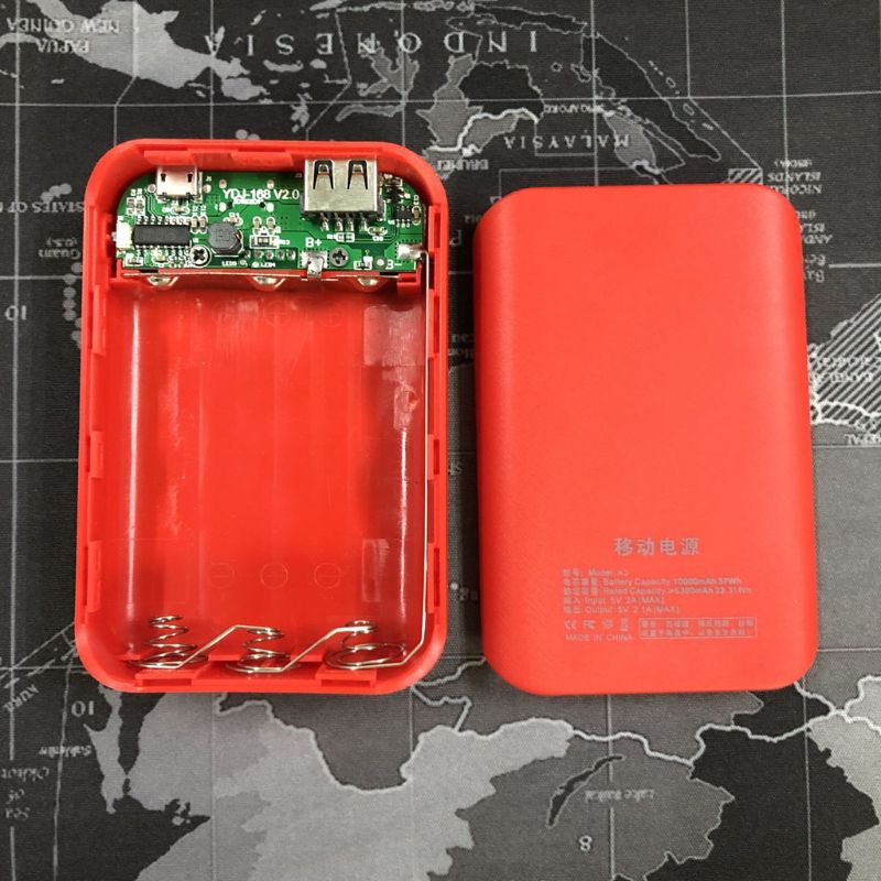 (No Battery)DIY Kit 3x 18650 Battery Charger Holder Power Bank Box Shell Case With Capacity Display for Samsung Xiaomi Smartphon