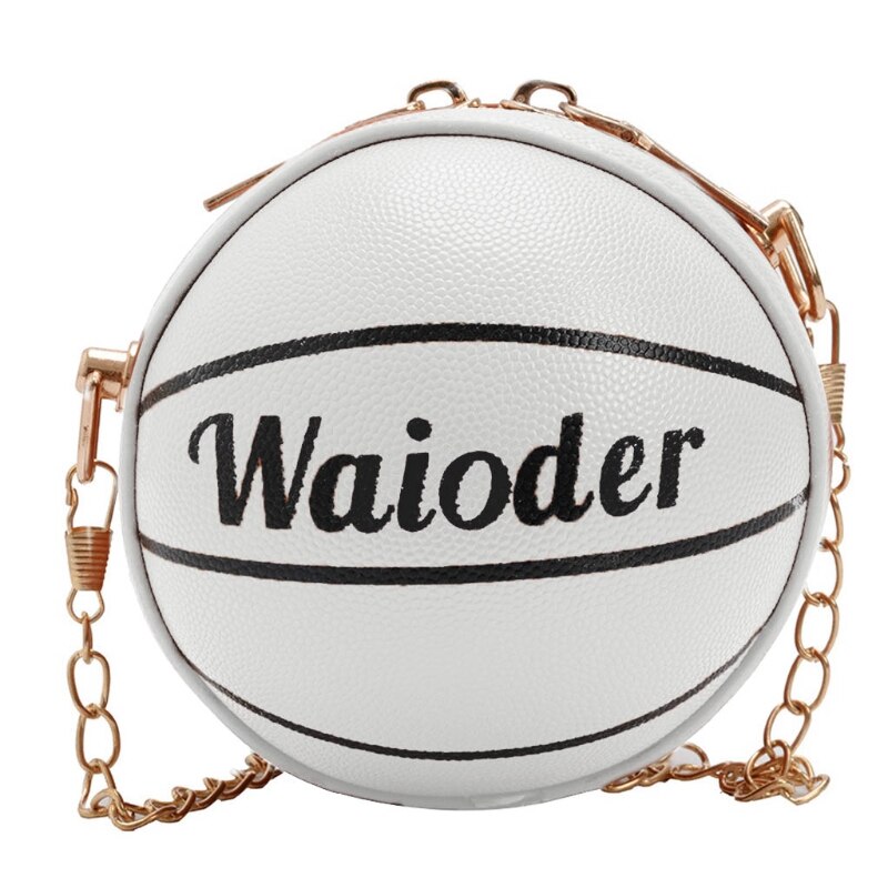 freundlicher der Kupplung Tasche Nette freundlicher Mini Basketball Geldbörse Umhängetaschen für Jungen Mädchen Kleine Münze Brieftasche Handtasche: weiß