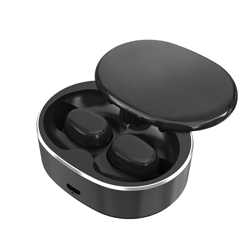 TWS kabellos Headset Bluetooth ohrhörer M3 Stereo HiFi Sport Wasserdichte Bluetooth Headset 5,0 Technologie mit Mikrofon Schwarz: Schwarz317M3
