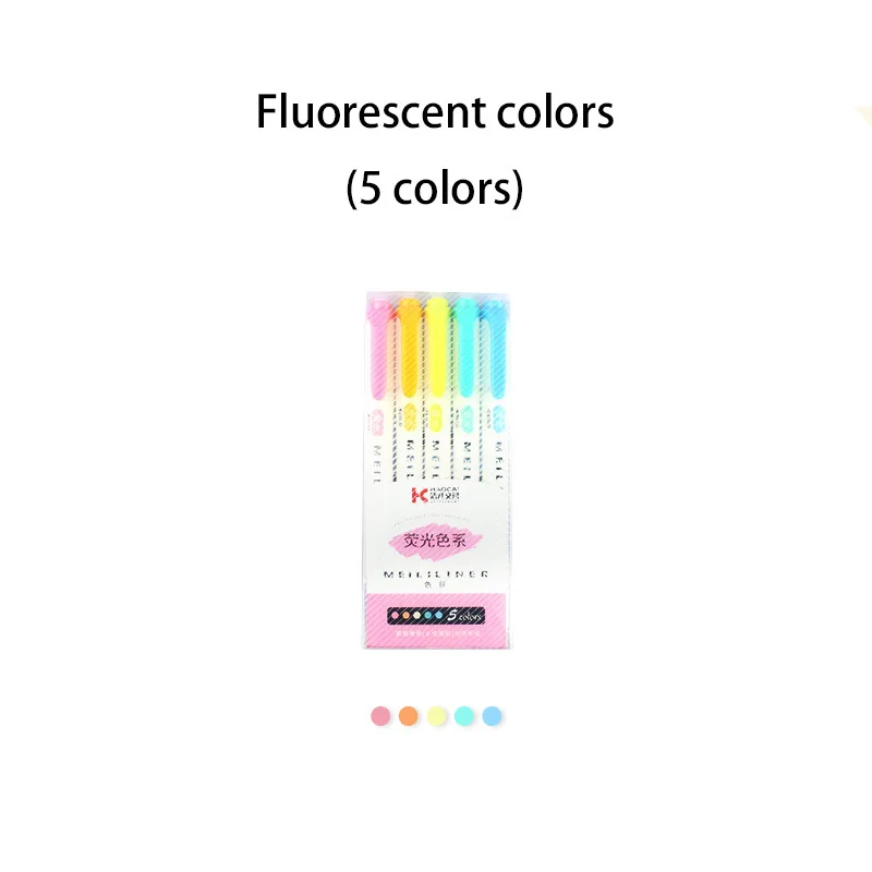 3/5/10/25 Farben Textmarker Pastellmarker Doppelspitze Fluoreszierender Stift für Kunstzeichnungen Kritzeln Markieren Schule Büromaterial: Burgunderrot