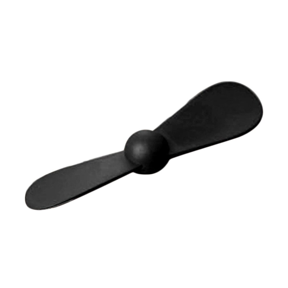 For Android Portable Cool Micro USB Fan 5V 1W Mobile Phone USB Fans Low Voice For Android Mobile Phone USB Power Supply: Black