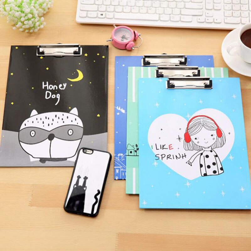 A4 Size Wooden Clipboard Clip Board Office School Stationery With Hanging Hole Office Document Holder Filing Clip Board