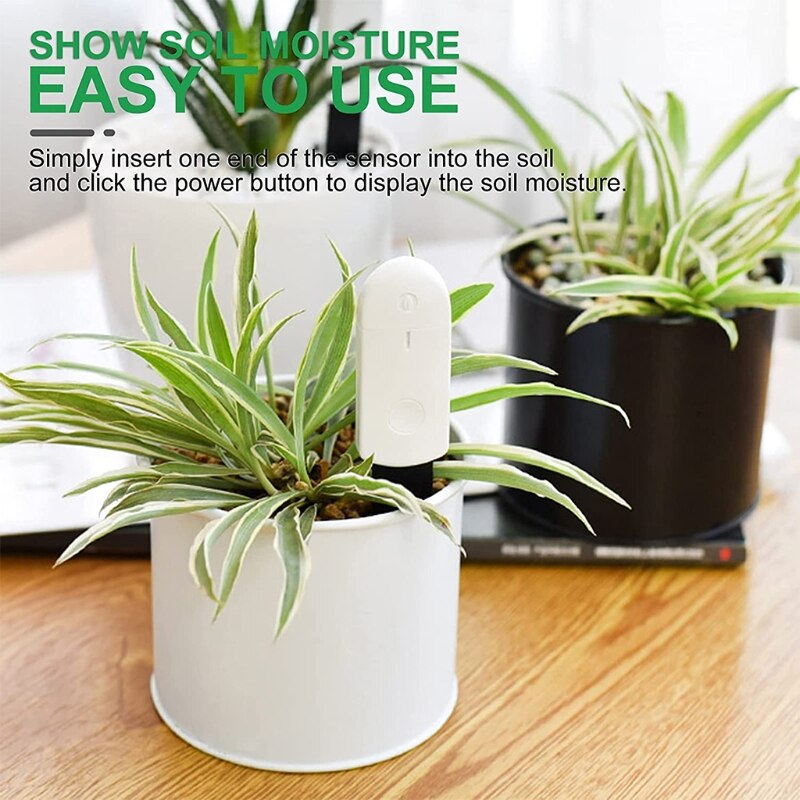 Intelligent Smart Soil Moisture Sensor Plant Flower Monitor Tester Detector Hygrometer for Gardening Planting Home Farm M09 22