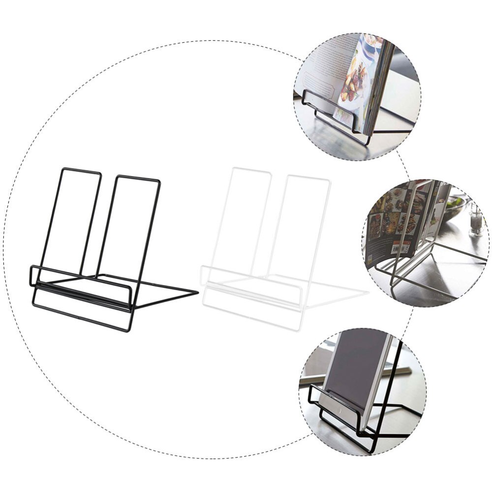 2Pcs Japanese Multi-function Magazine Rack Desktop Decor Magazine Rack Showing Rack Display Bracket for Home Display