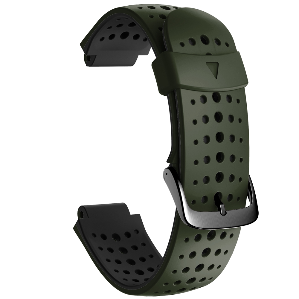 Correa deportiva de silicona para Garmin Forerunner 235 220 230 620 630 735XT, accesorios de pulsera: Verde militar
