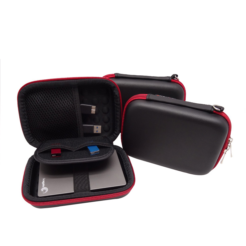 Original HDD Case Protect Bag box for Seagate Samsung WD Hard Drive Power Bank USB Cable Charger External Hard Disk pouch Case: Default Title