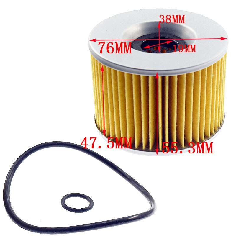 Til kawasaki  zr750 f1-f5 zr-7 zr7 1999 2000 2001 2002 2003 zr 750 h1-h3 zr-7s zr7s 2001 2002 2003 motorcykel oliefilter