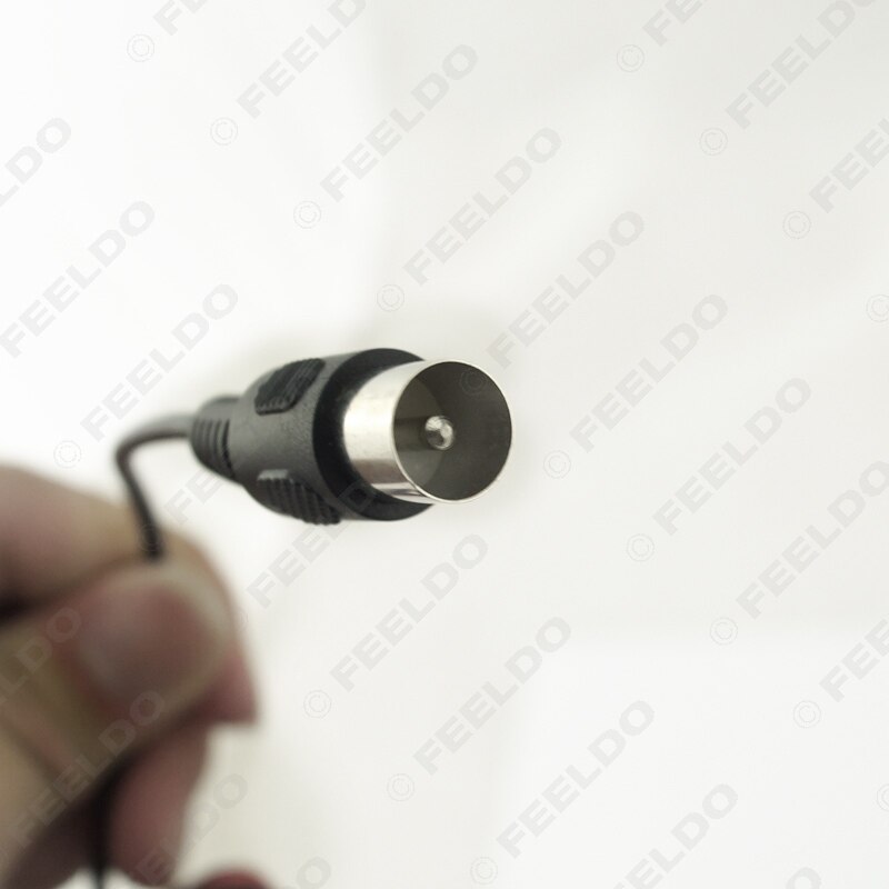 FEELDO Car IEC Connector Active TV Antenna Aerial With Built-in Amplifier #FD-954