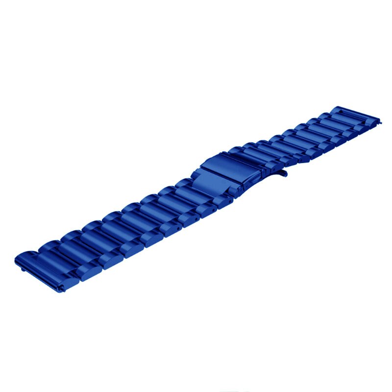 Uthai S07 Strap Voor Samsung Gear S2/S3 20Mm 22Mm Horloge Band Roestvrij Stalen Horlogeband: Blauw / 22mm