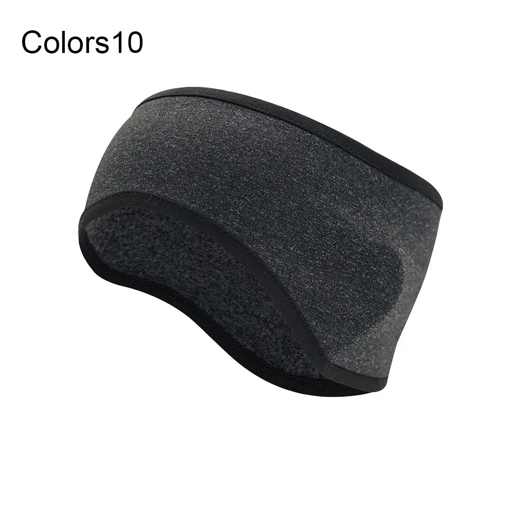 Ear Muffs Headband Women Men Winter Sweatband Running Headband Ear Warmer Fleece Ear Cover Outdoor Sports Hair Sweat Hair Bands: Yellow