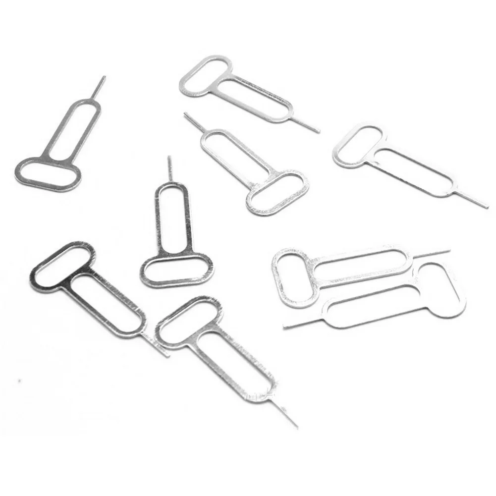 20pcs Universal Sim Card Stainless Steel Needle Tray Removal Eject Pin Key Tool Opener Ejector Mobile Phone Sim Card Remover Pin: Yellow