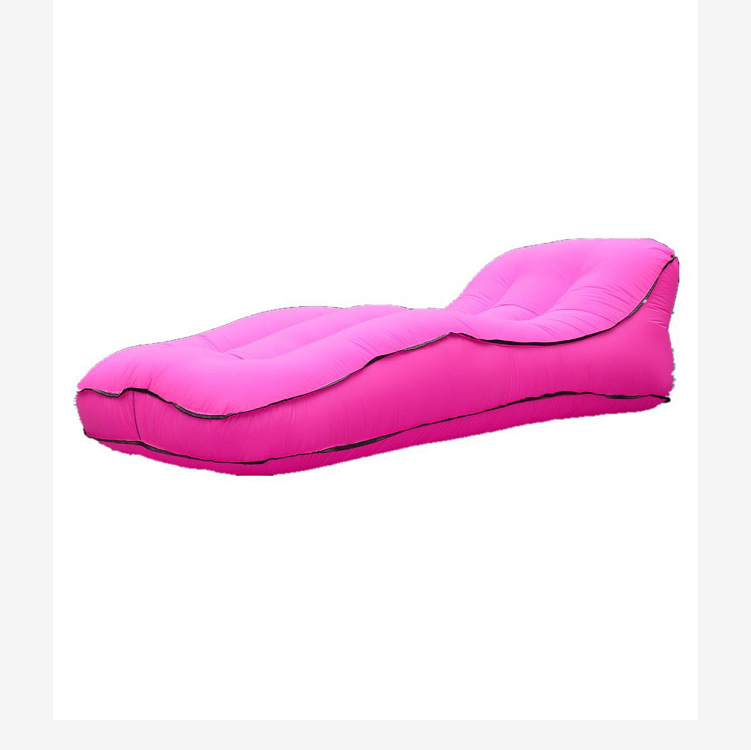 Camping Opblaasbare Sofa Inflable Bed Camping Apparatuur Opblaasbare Sofa Snelle Opblaasbare Sofa Camping Bed Nylon Enkele Laag: rosy