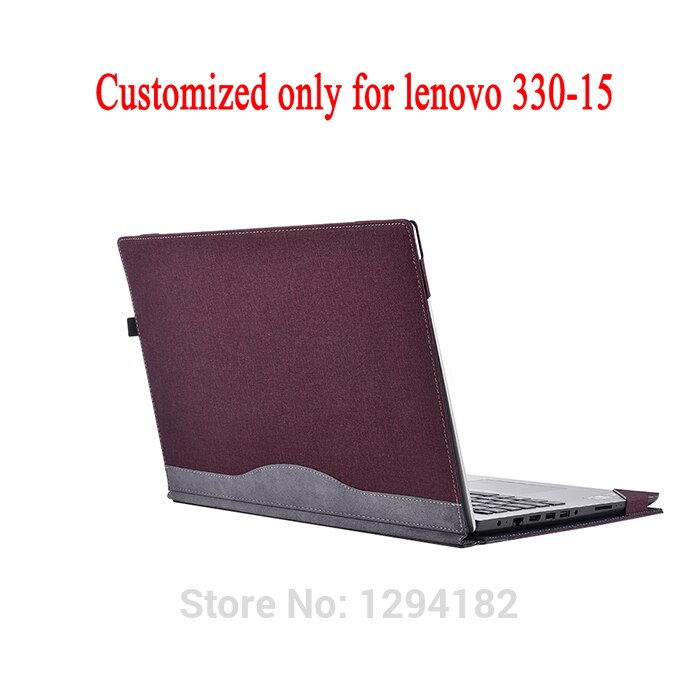 Case For Lenovo Ideapad 330 330-15 15.6 330-15IKB 15 Laptop Sleeve Detachable Notebook Cover Bag Protective Skin Stylus: red wine