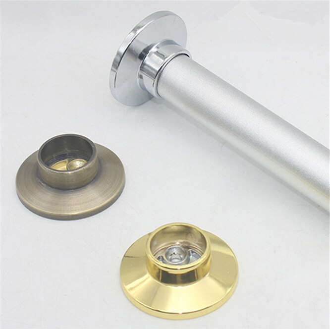 2pcs Zinc Alloy pipe bracket 25mm Dia Tube support Flange Seat for Wardrobe Hanging Rail Rod Pole Socket End Holder Hardware