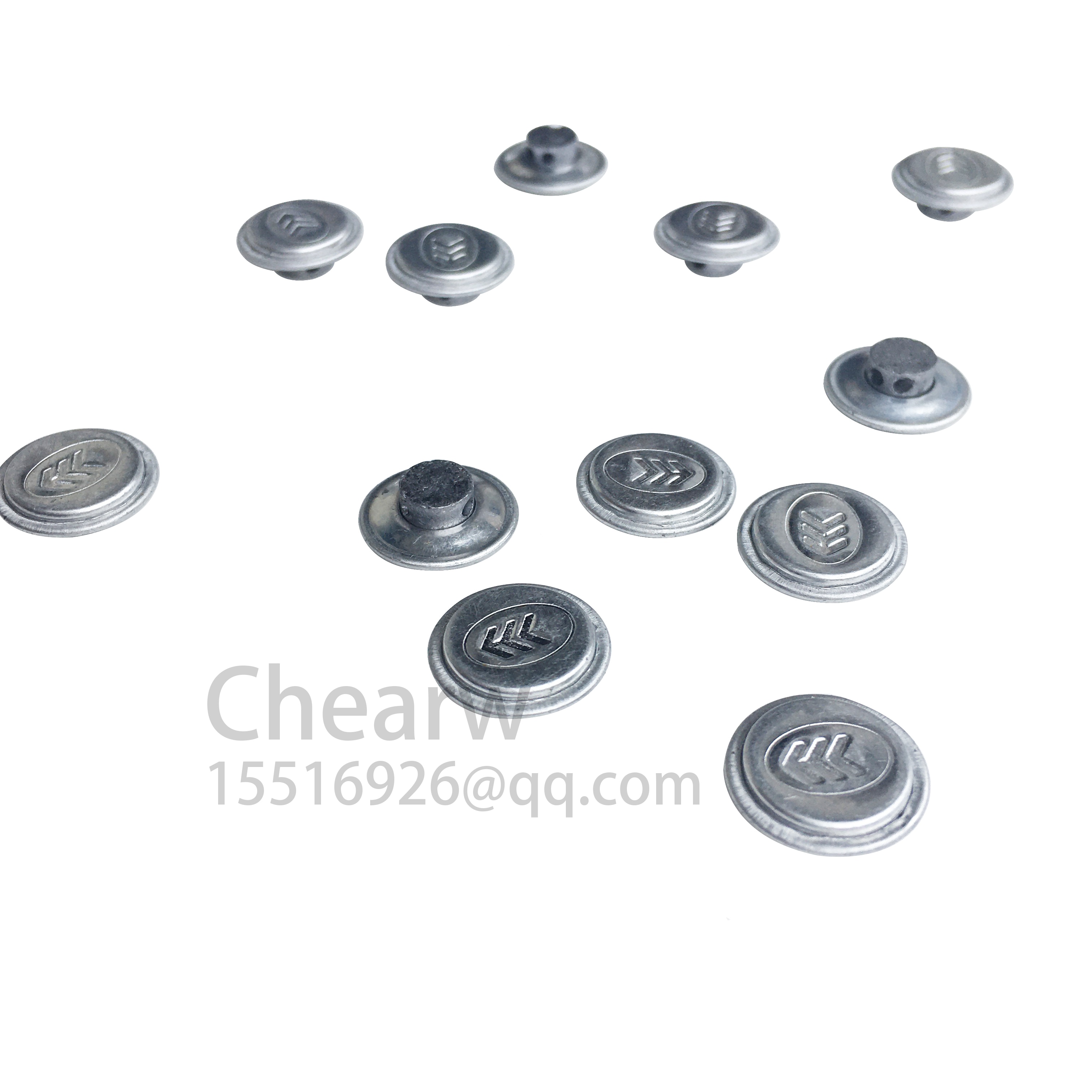 500pieces one bag Aluminum shell disposable anti-theft lead seal Security meter seal gas