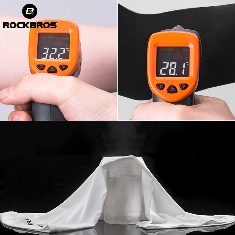 ROCKBROS bufanda de verano protección solar ciclismo sombreros mujeres hombres bicicleta bufandas Bandana absorber el sudor transpirable bicicleta bufanda babero