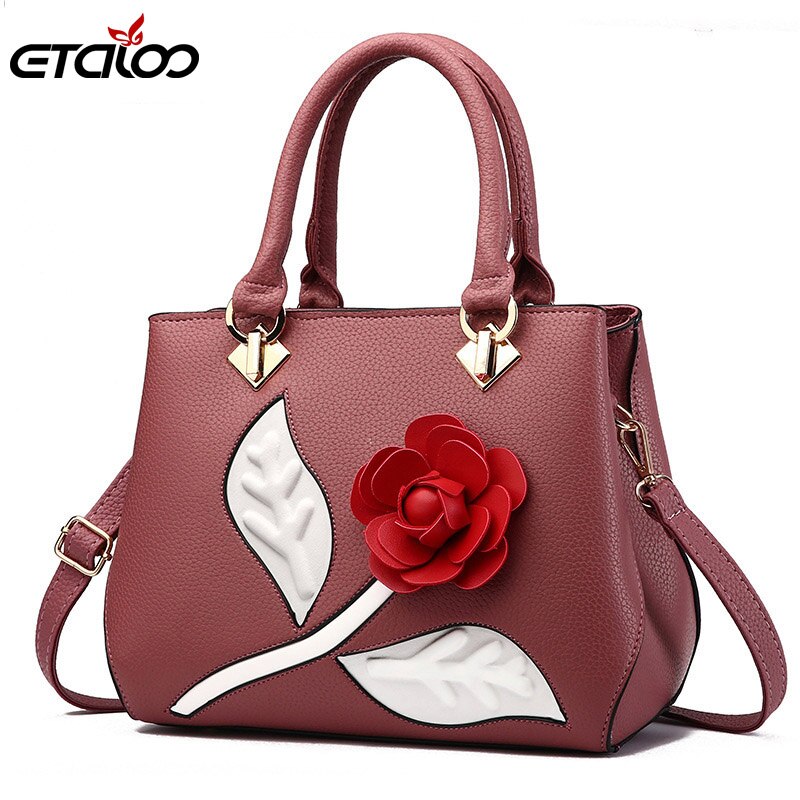 2022 damen-lederhandtaschen, süße damenhandtaschen, schultertaschen, umhängetaschen, pu-lederklappe, einzelner reißverschluss, weich