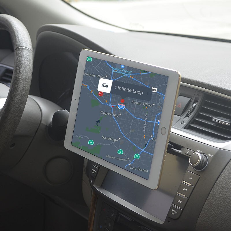 Car CD Slot Tablet Holder CD Player Phone GPS Magnetic Stand 360 Rotation Mount for IPad Pro Air 9.7 10.5 Mini 4-11 Inch Tablets