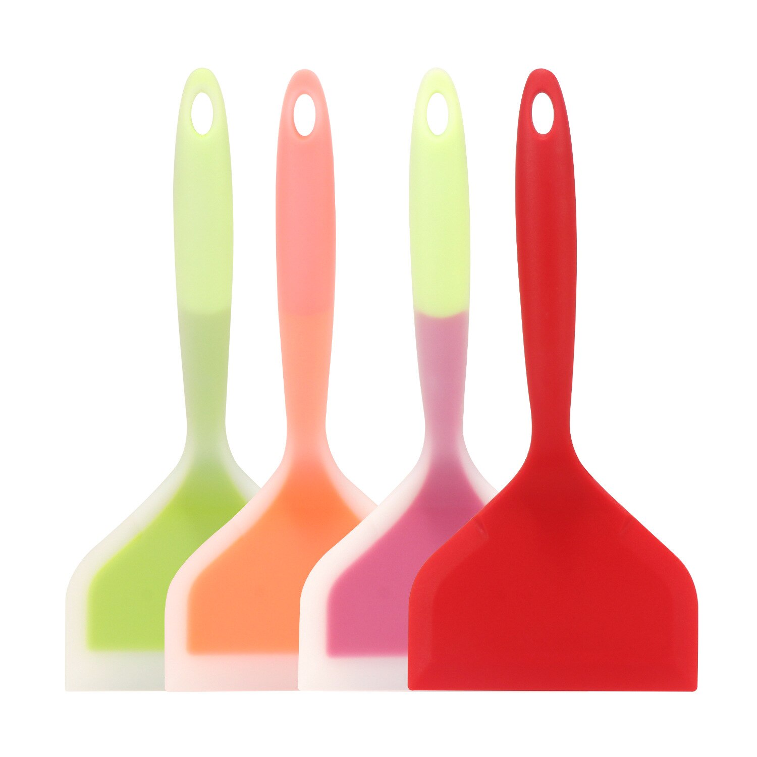 Silicone Cooking Turner Pancake Shovel Non-Stick Beef Meat Wide Pizza Spatula Kitchen Scraper Food Lifters Kitchen Gadgets