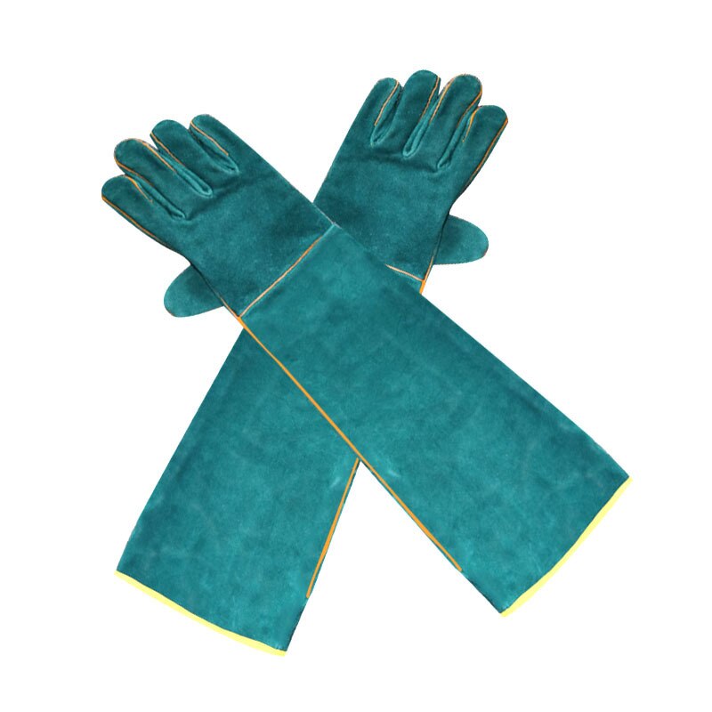 Gants anti-morsure de Reptile 62cm, gants de protection pour animaux de compagnie, moniteur lézard serpent, fournitures de nettoyage pour animaux de compagnie: Default Title