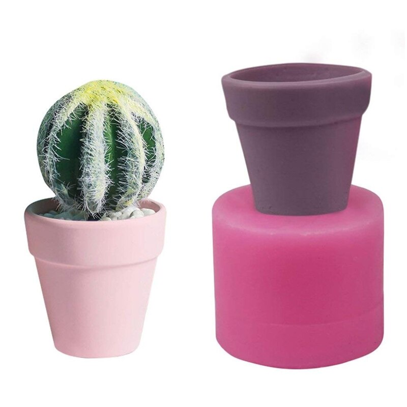 Silicone Mold DIY Handmade Silicone Concrete Mold Geometric Polygon Succulents Flower Pot Holder Mold Office Decoration