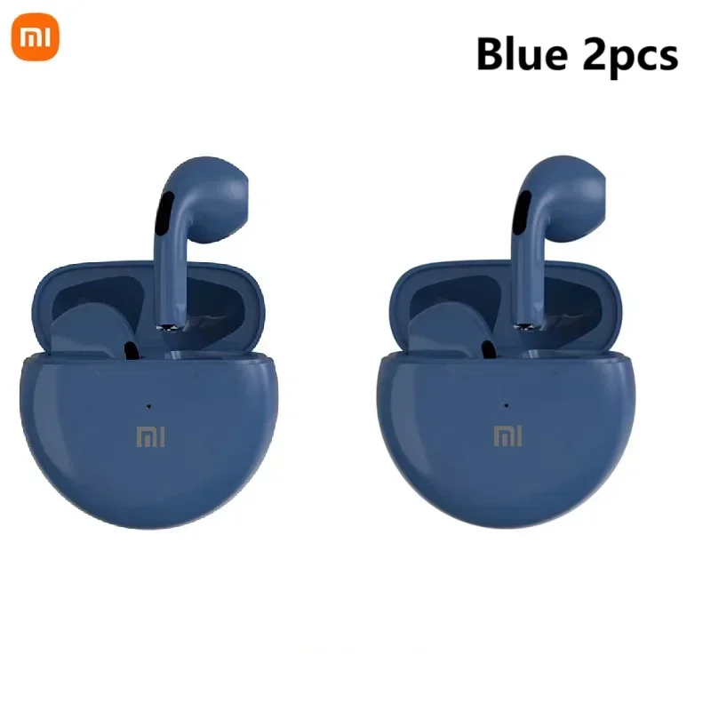 Xiaomi Pro6 Koptelefoon Bluetooth 5.2 TWS 9D Hoofdtelefoon HIFI Gaming Stereo Oproep Oortelefoon Voor iPhone Android Smartphones Oordopjes: GRIJS